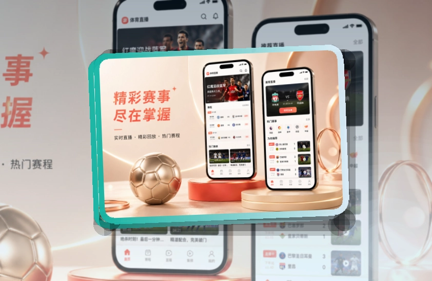 下载指引 · App使用入口 · 重要比赛不容易错过界面展示